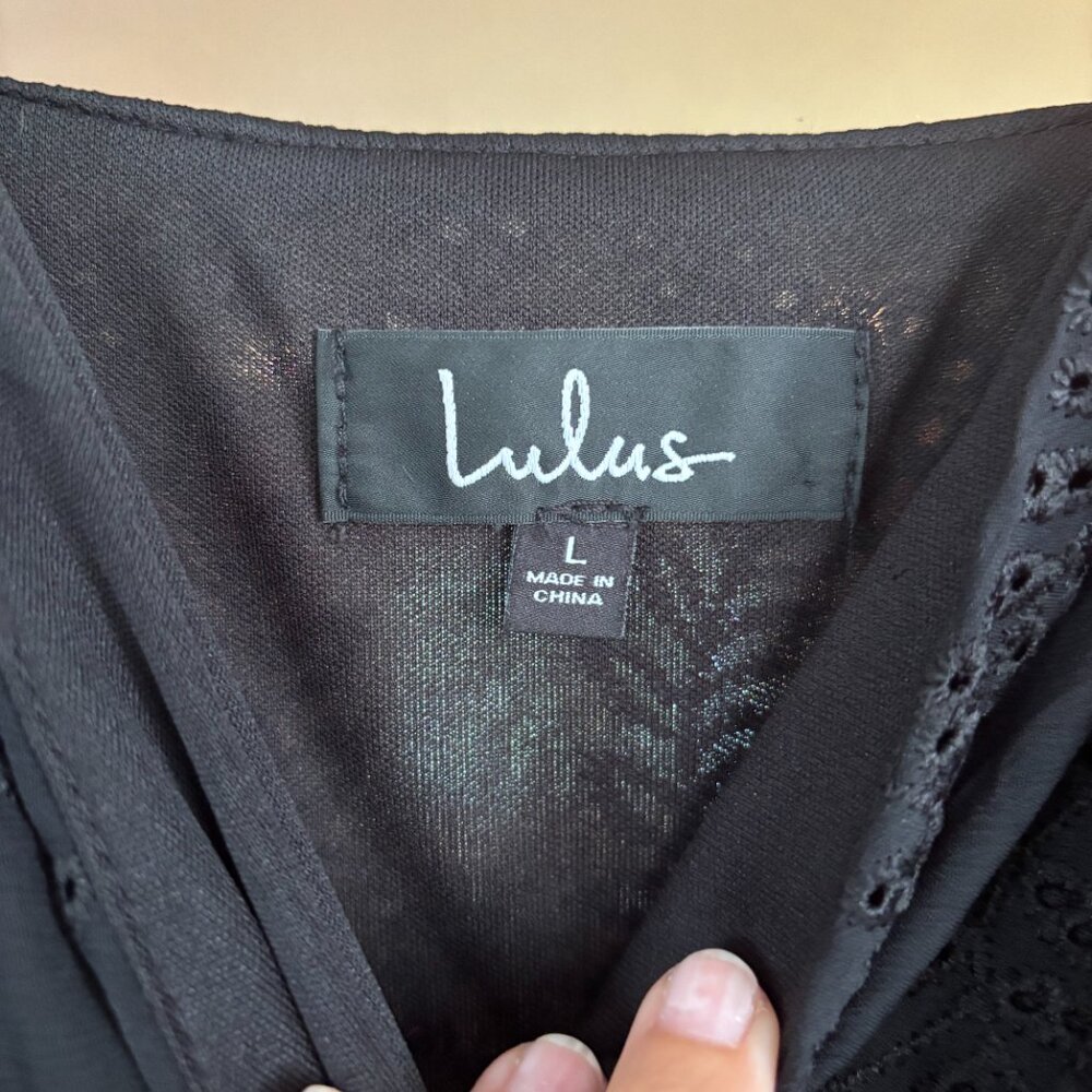 Lulus Black Lace Maxi Length Dress - Picture 4 of 6